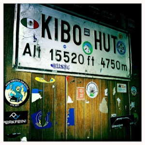 Door of Kibo Hut's Dorm